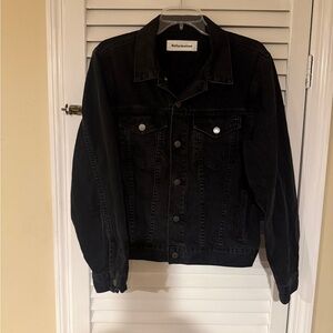 Reformation Black Denim Jacket